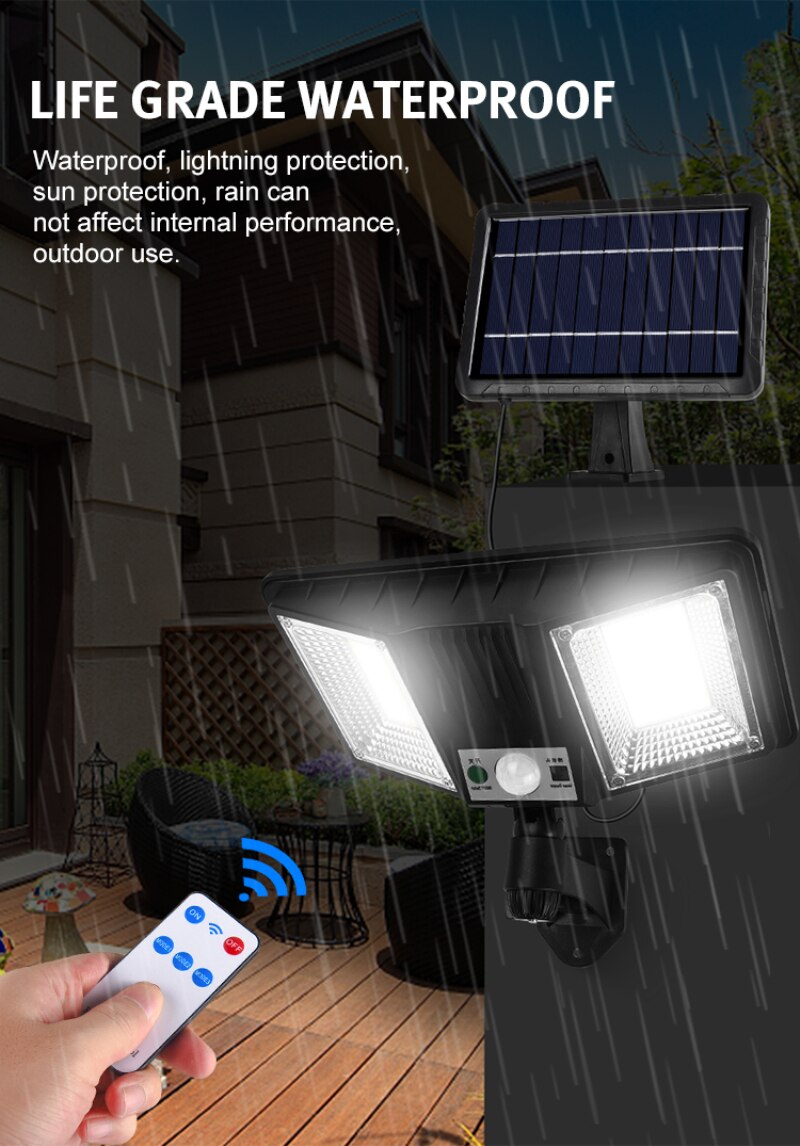 Solar Lamp Wall Lamp Street Light Outdoor Human Body Sensor Solar Lamp Weatherproof Landscape Lamp Wall Garden Enhance Lighting