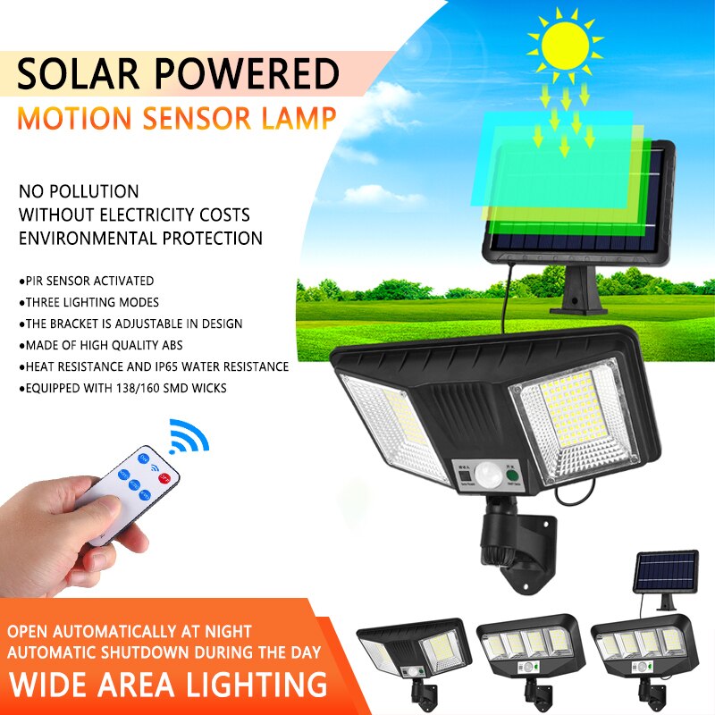 Solar Lamp Wall Lamp Street Light Outdoor Human Body Sensor Solar Lamp Weatherproof Landscape Lamp Wall Garden Enhance Lighting