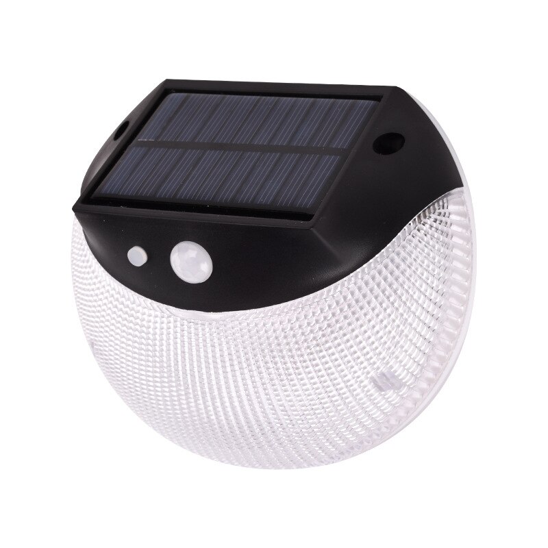 Round LED Solar Power Light PIR Motion Sensor Outdoor Solar Lamps Garden Security Wall Lamp Waterproof Outdoor Lighting
