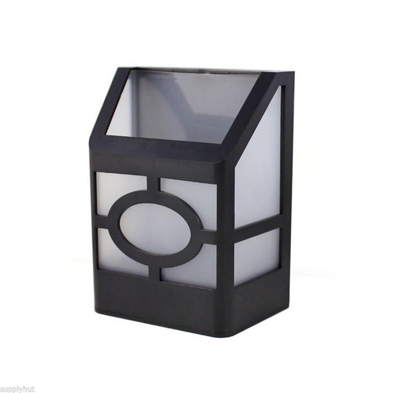 Landscape Fence Lamp Outdoor Solar Wall Lamp Retro Household Automatic Solar Waterproof yard Light LED Panel Light Path yard