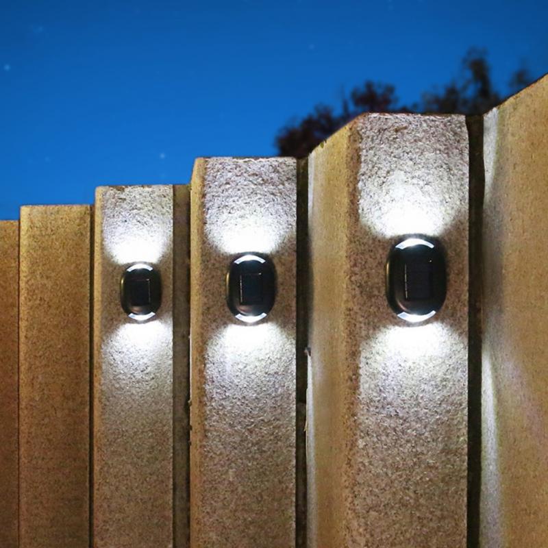 LED Solar Lights Outdoor Waterproof Sunlight Wall Lamp for Garden Decoration Christmas Street Garland Lamp LED Solar Spotlight