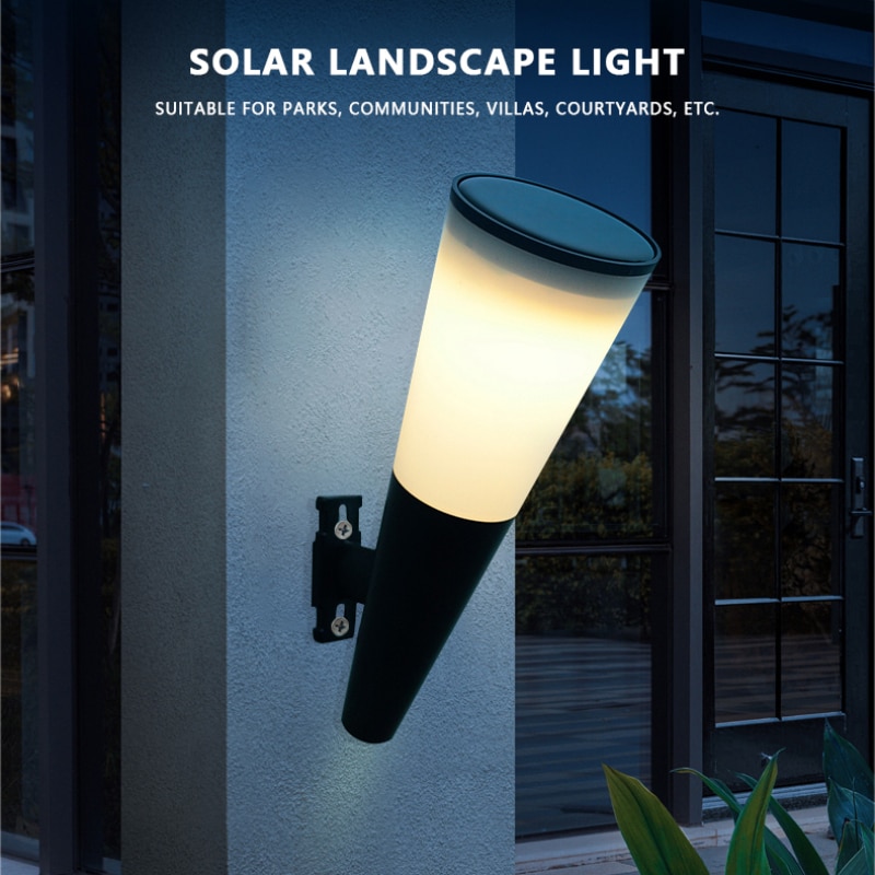 Solar LED Wall Light Solar Light Outdoor Waterproof Lighting Lamp Ni-MH Battery for Garden Decoration Solar LED Street Lighting