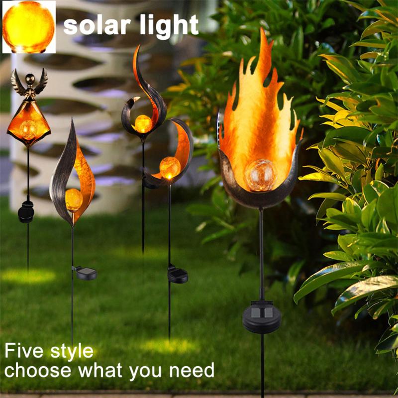 Solar Light for Christmas Garden Decoration Outdoor Solar Powered Moon Shape Lamp Landscape Lighting For Pathway Patio yard Lawn