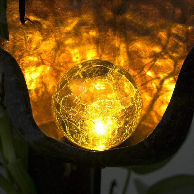 Solar Light for Christmas Garden Decoration Outdoor Solar Powered Moon Shape Lamp Landscape Lighting For Pathway Patio yard Lawn