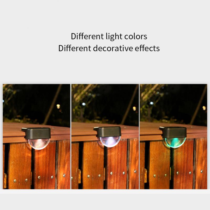 Outdoor Stair Lamp LED Solar Power Fence Light Pathway yard Patio Street Lamp Solar Night Light Waterproof for Courtyard Lamp