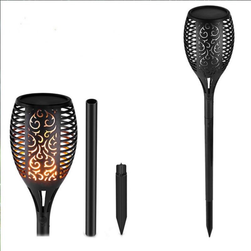 4/10/96 Led Solar Light Outdoor Garden Solar Light Waterproof Flickering Flame Torches Lawn Lamp For Garden Pathway Decoration