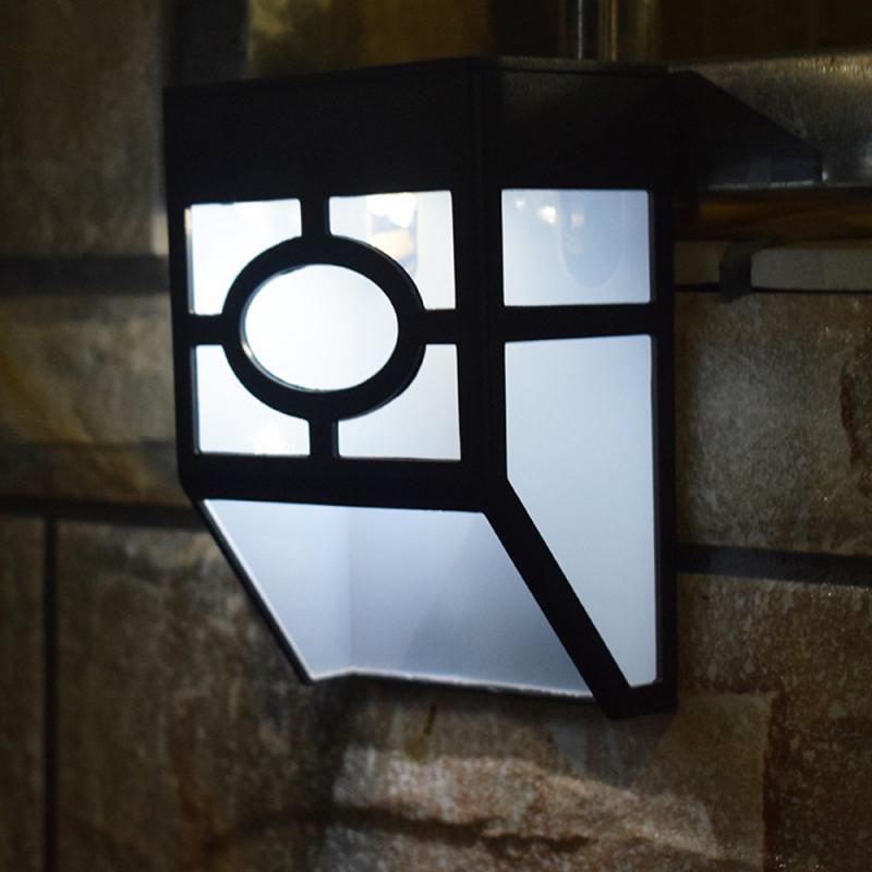 Solar Light Led Wall Lamp Engineer Plastic Outdoor Waterproof Wall Light for Home Stair Durable Lamp Fixture Lighting Home Decor