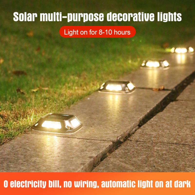 Solar Garden Light Outdoor Solar Power Landscape Waterproof Lawn Lamp Decoration Lighting For Pathway yard Lawn Sunpower Lamp