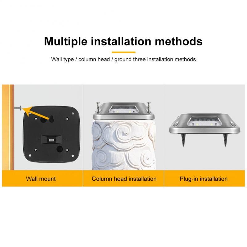 Solar Garden Light Outdoor Solar Power Landscape Waterproof Lawn Lamp Decoration Lighting For Pathway yard Lawn Sunpower Lamp