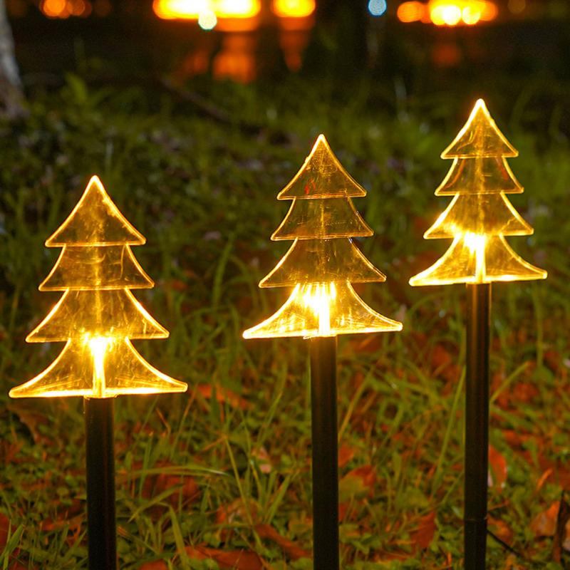 Led Solar Light for Christmas Decorations for Home Lawn Lamp Outdoor Pathway Lawn Lamp Waterproof Solar Street Lamp Solar Lights