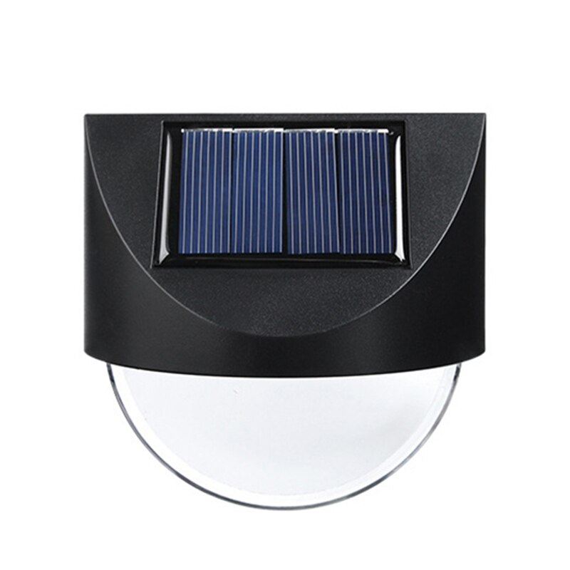 White Light Warm Solar Lamps Suction Wall Stepped Garden Balcony Solar Lamp Outdoor Waterproof Parks Staircase Step Lights