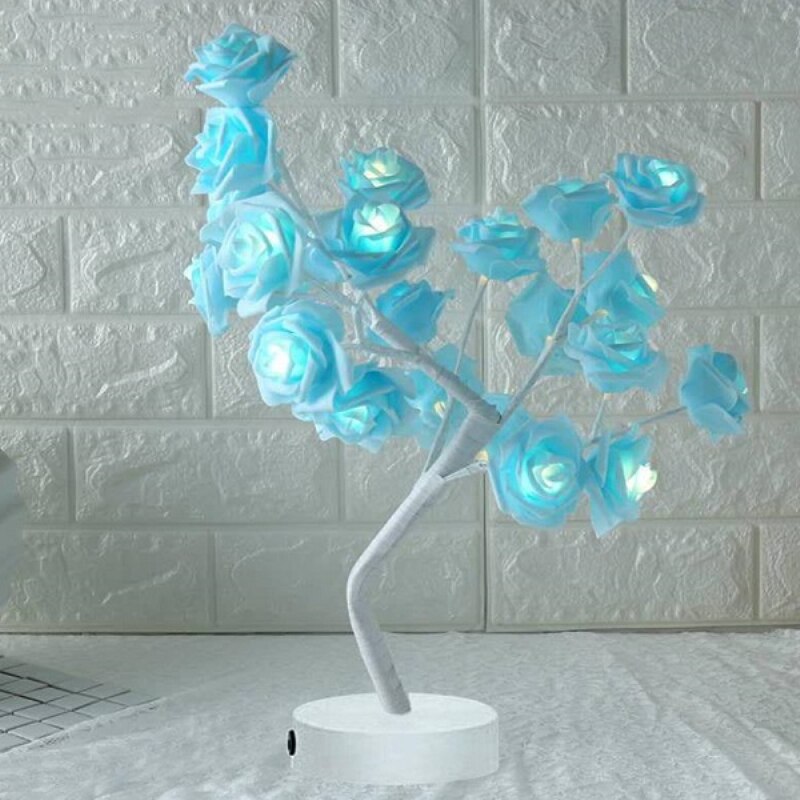 LED Night Lights Decoration For Home Christmas Bedroom Bedside Decoration Valentine Wedding Gift Christmas Lights Table Lamp