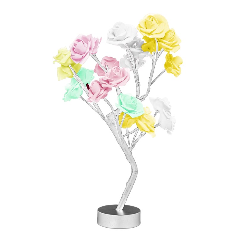 LED Night Lights Decoration For Home Christmas Bedroom Bedside Decoration Valentine Wedding Gift Christmas Lights Table Lamp