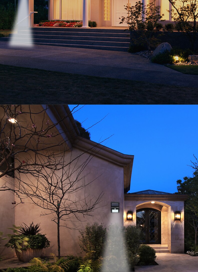 LED Solar Power PIR Motion Sensor Wall Light 35 LED Outdoor Waterproof Energy Saving Street yard Path Home Garden Securit