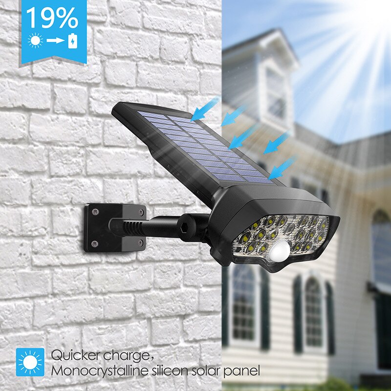 Nieuwe Solar 16Corey Led PIR Bewegingssensor Lichten Outdoor Waterdichte Ip65 Muur Solar licht Voor Tuin yard Lamp Emergency