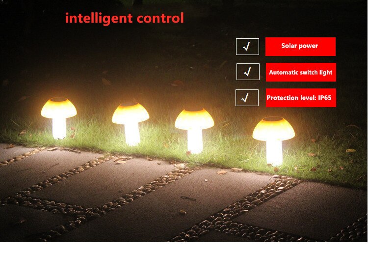 20led solar mushroom lamp garden solar lawn solar lamp outdoor lamp solar path lamp solar garden lamp