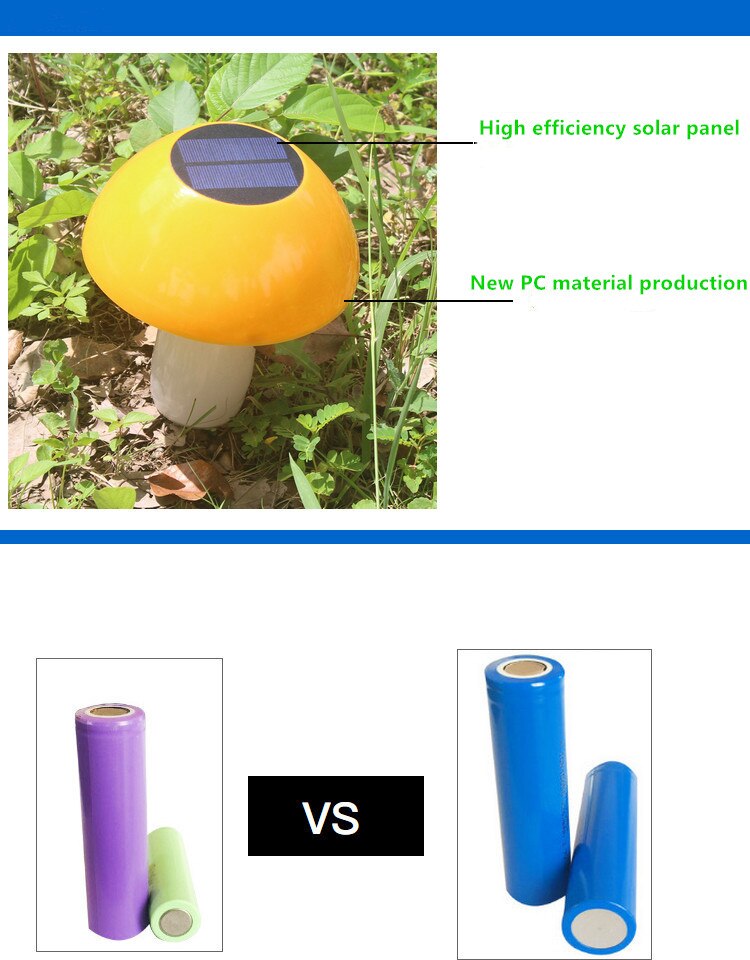 20led solar mushroom lamp garden solar lawn solar lamp outdoor lamp solar path lamp solar garden lamp