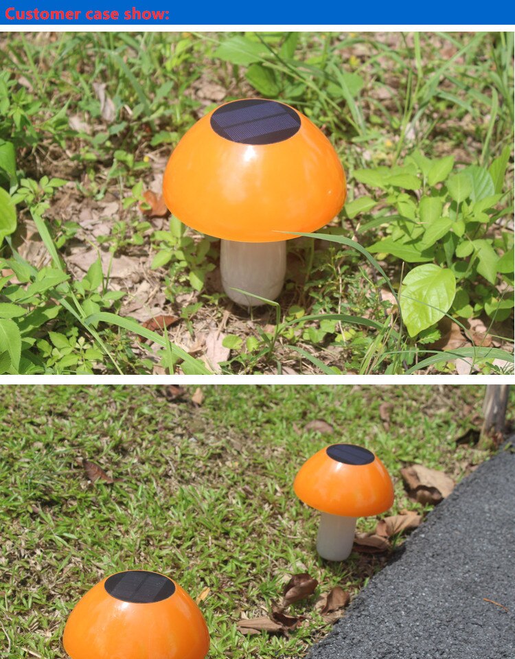 20led solar mushroom lamp garden solar lawn solar lamp outdoor lamp solar path lamp solar garden lamp