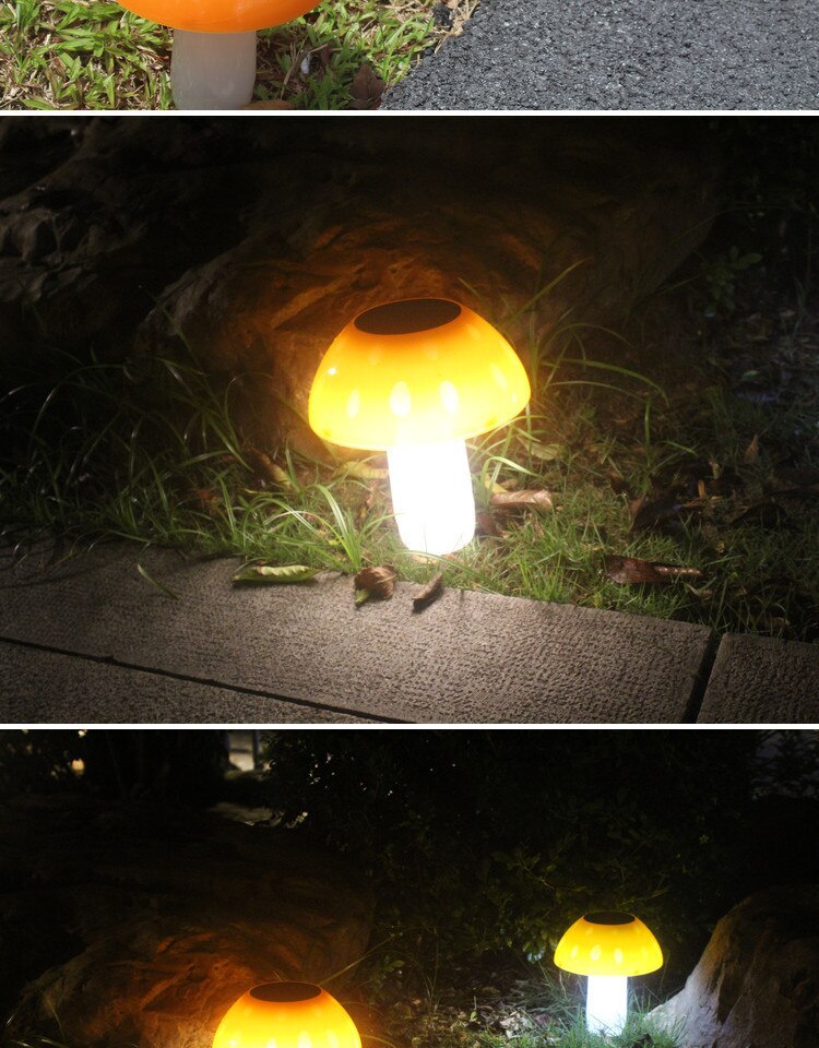 20led solar mushroom lamp garden solar lawn solar lamp outdoor lamp solar path lamp solar garden lamp