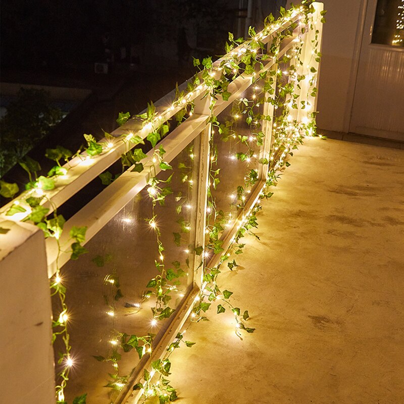 Solar Led Light Outdoor Artificial Plants Fairy Lights 10M 20M Flashing Lamps Waterproof Christmas Decoration for Home Garden