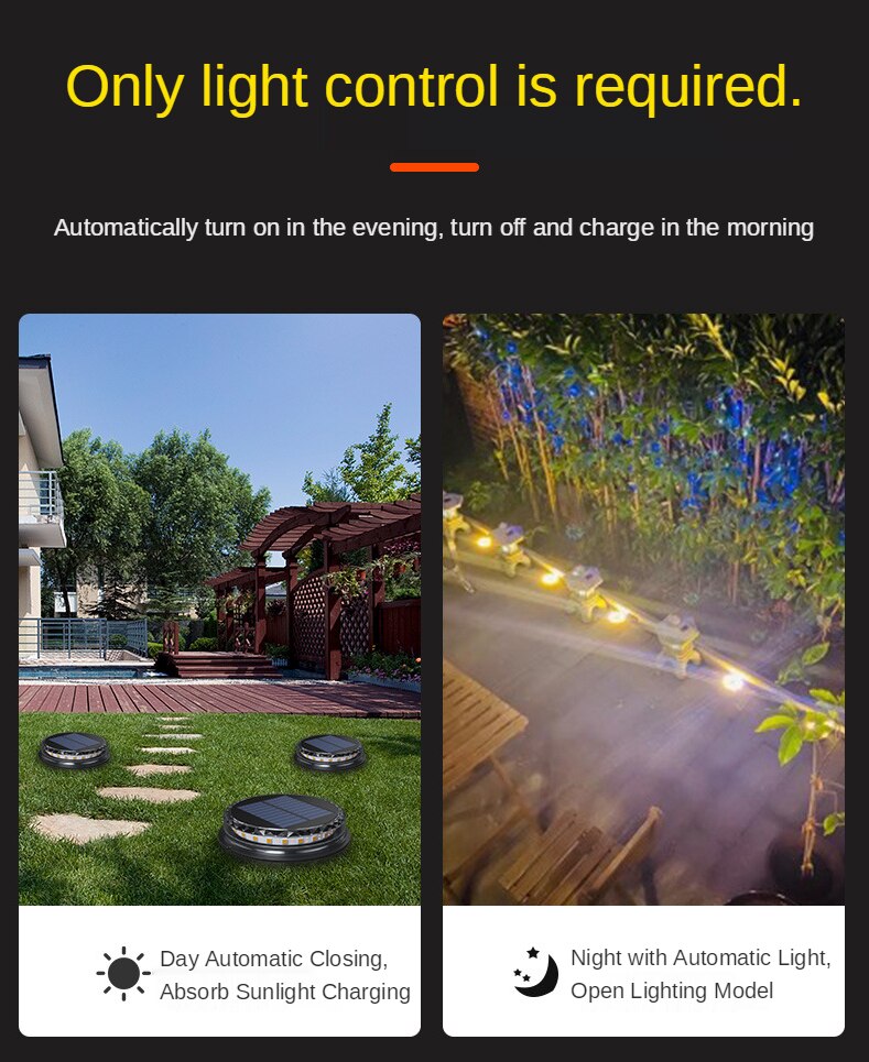 solar outdoor led lights for garden Solar Floor Light Light with Motion Sensor Outdoor Waterproof Garden Led Solar Garden Lamp