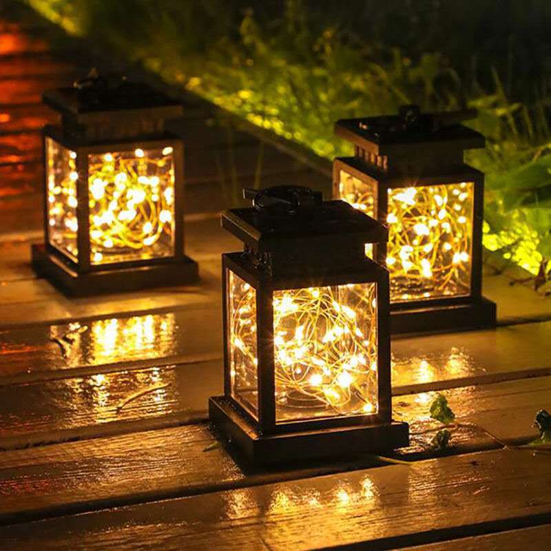 Outdoor solar lights Lantern Solar yard Decorations Waterproof Garland Christmas Lights solar outdoor led lights for garden