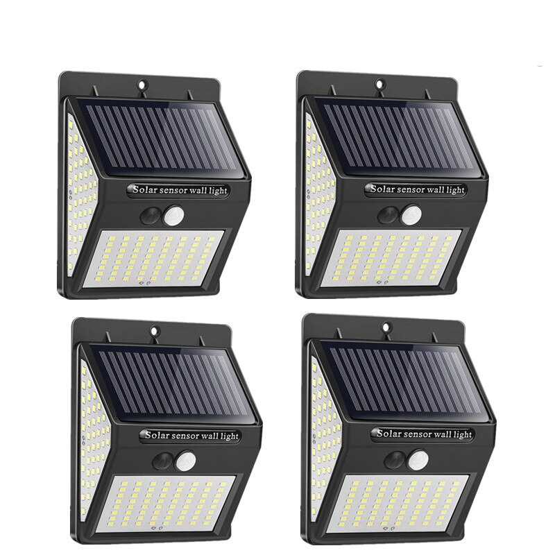 1/2/4Pcs solar led light outdoor Motion Sensor PIR Wall Light Waterproof Solar Lamp Solar Powered Sunlight Garden Decoration