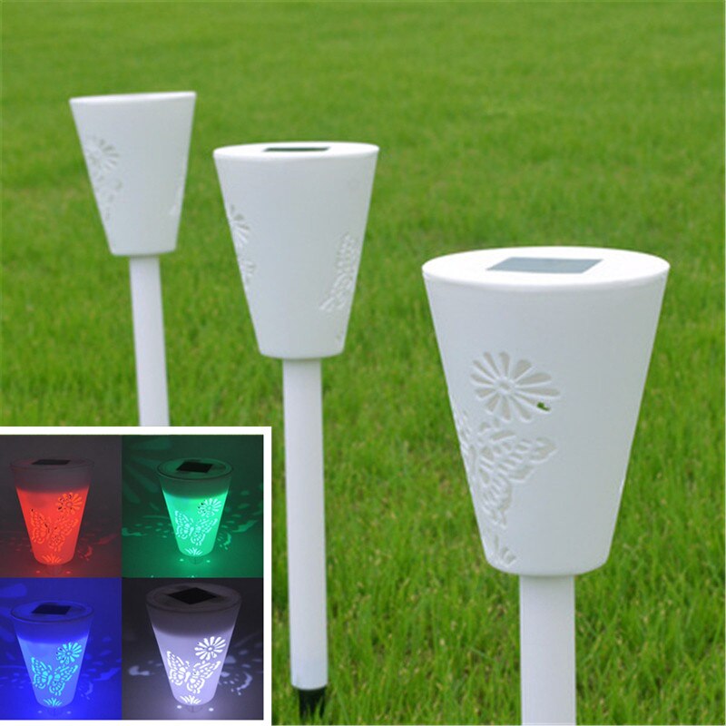 1/3/6/9pcs Solar Outdoor Lights Hollow Butterfly Lawn Lamp Fairy Garden Waterproof Solar Outdoor Garland Lights Solar Lamp