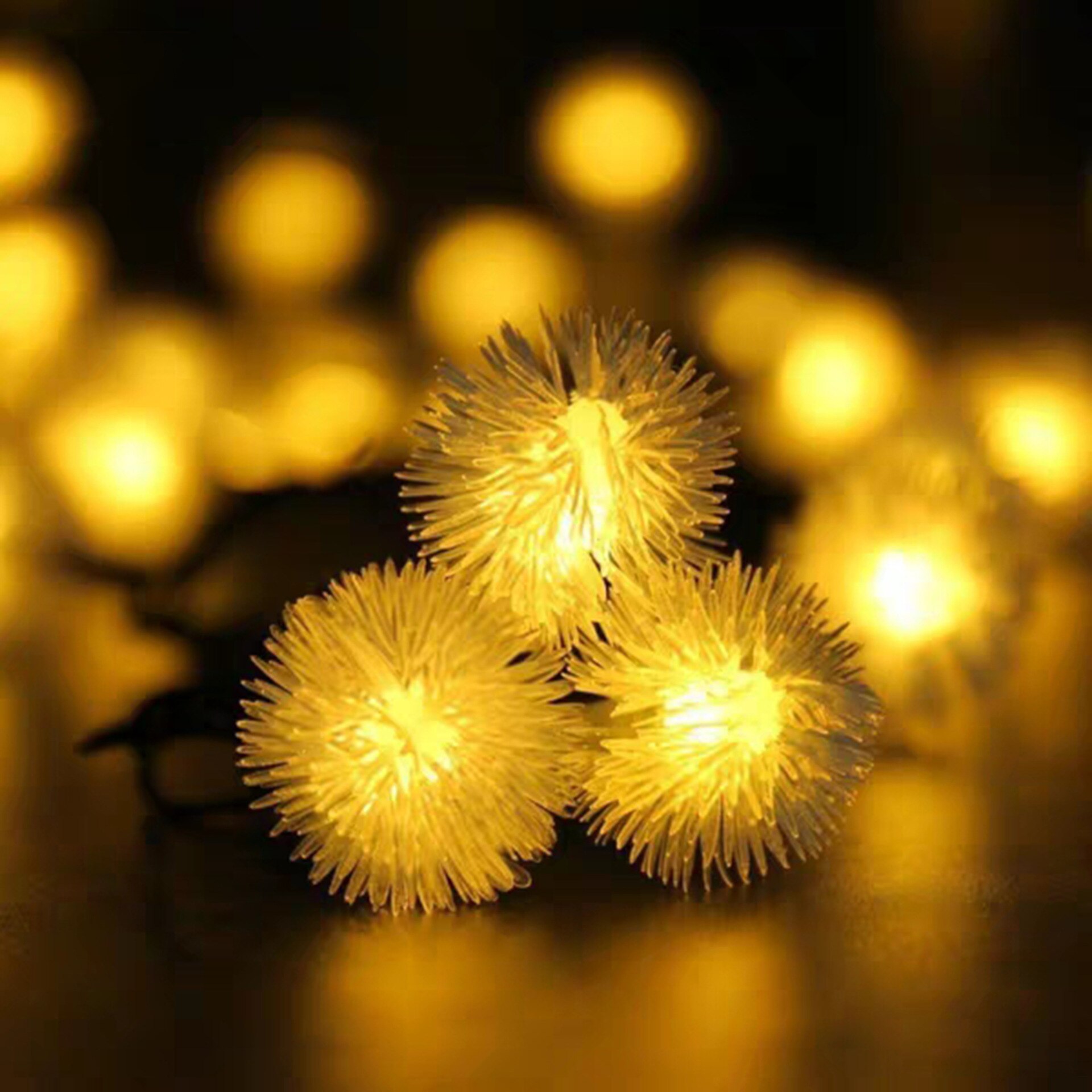 5/7/12M Dandelion Solar Led Light Outdoor Fairy Lights Gardening Decoration Outdoor Solar Garland Christmas Lights New year .