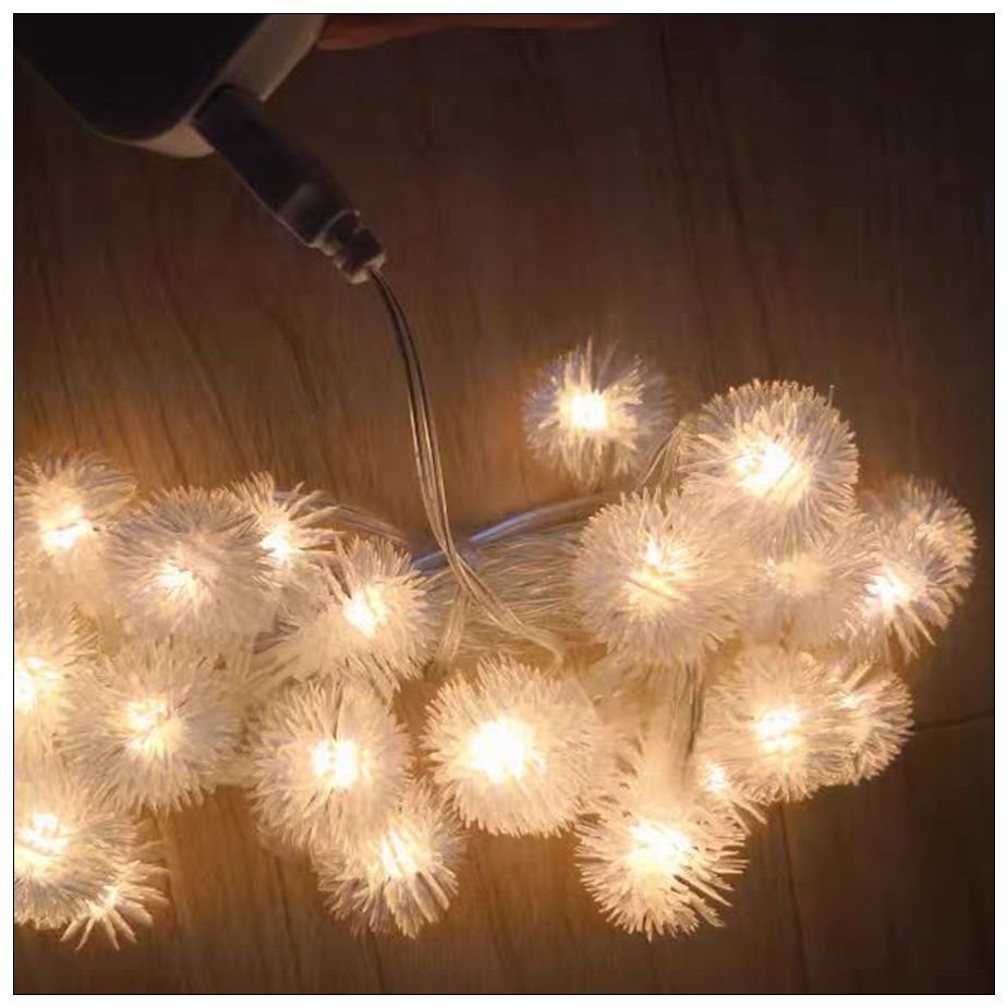 5/7/12M Dandelion Solar Led Light Outdoor Fairy Lights Gardening Decoration Outdoor Solar Garland Christmas Lights New year .