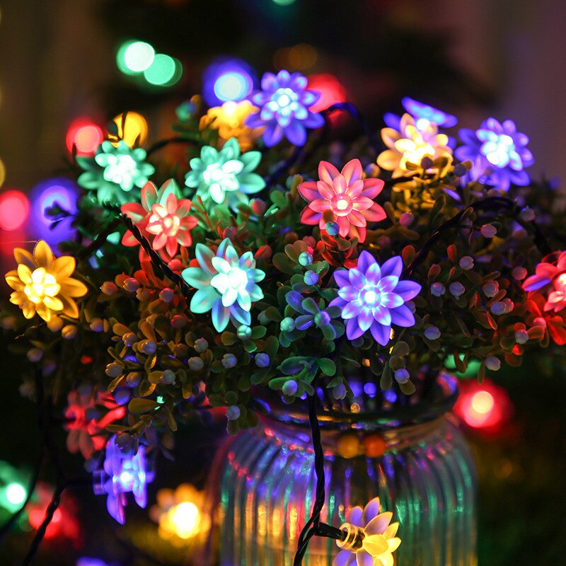 Led Lights for Decoration Solar Lights String Christmas Decorations for Home Street Garland Fairy Lights Solar Led Light Outdoor