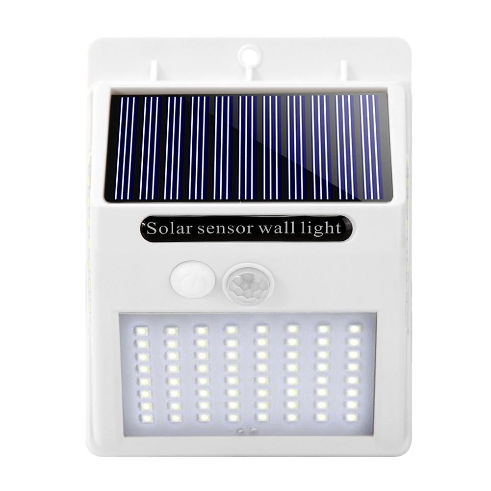 100LED Solar Wall Light Outdoors Motion Sensor IP65 Waterproof Three-sided yard Street Solar Lamp Garden Decoration Lighting