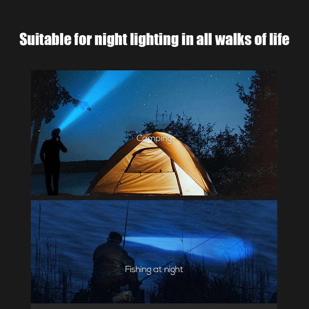 350LM COB LED Headlamp Waterproof USB Rechargeable Head Light Portable Headlight Torch for Outdoor Night Fishing Hiking Lighting