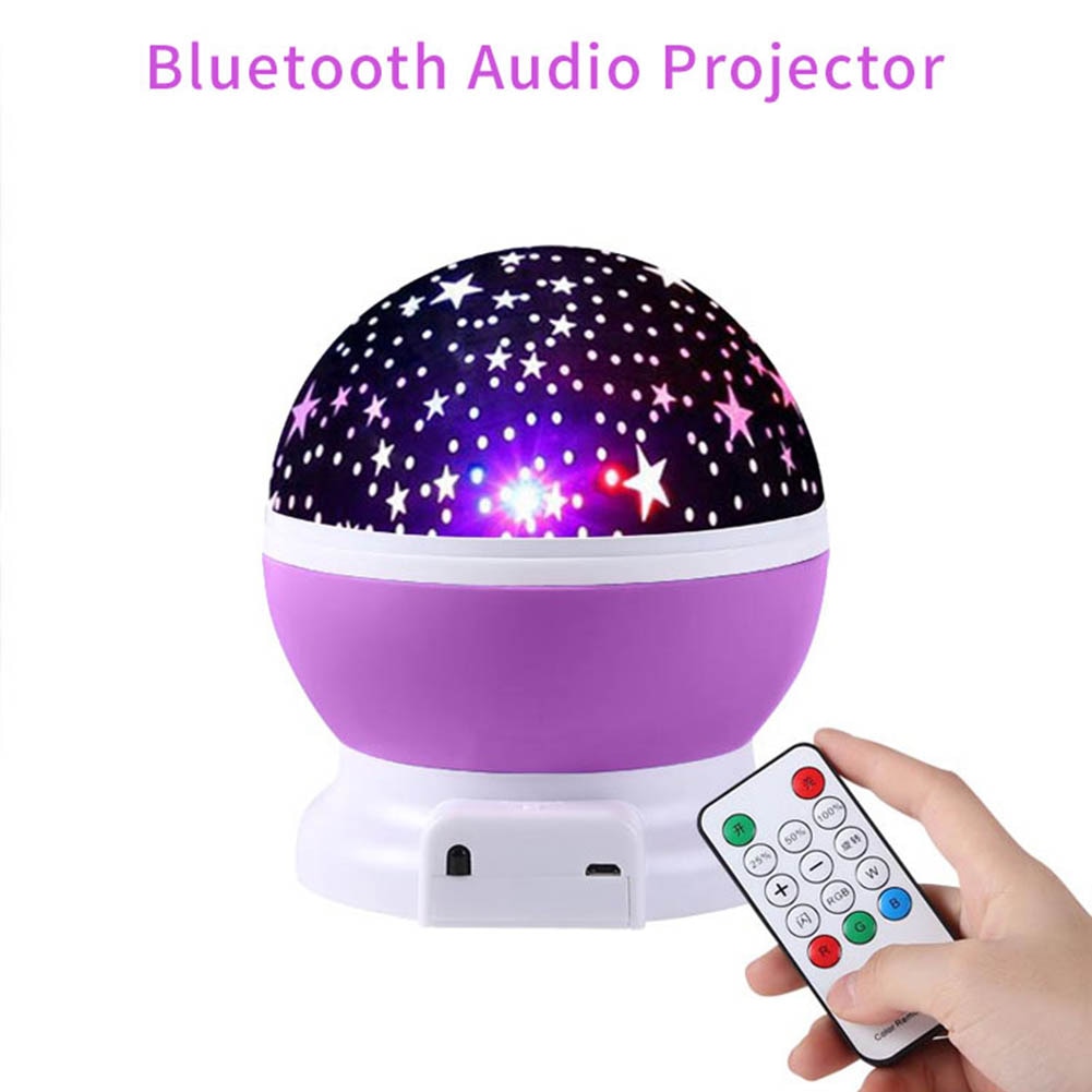 Colorful Starry Sky Galaxy Projector Nightlight Child Bluetooth USB Music Player Star Night Light Romantic Projection Lamp Gifts