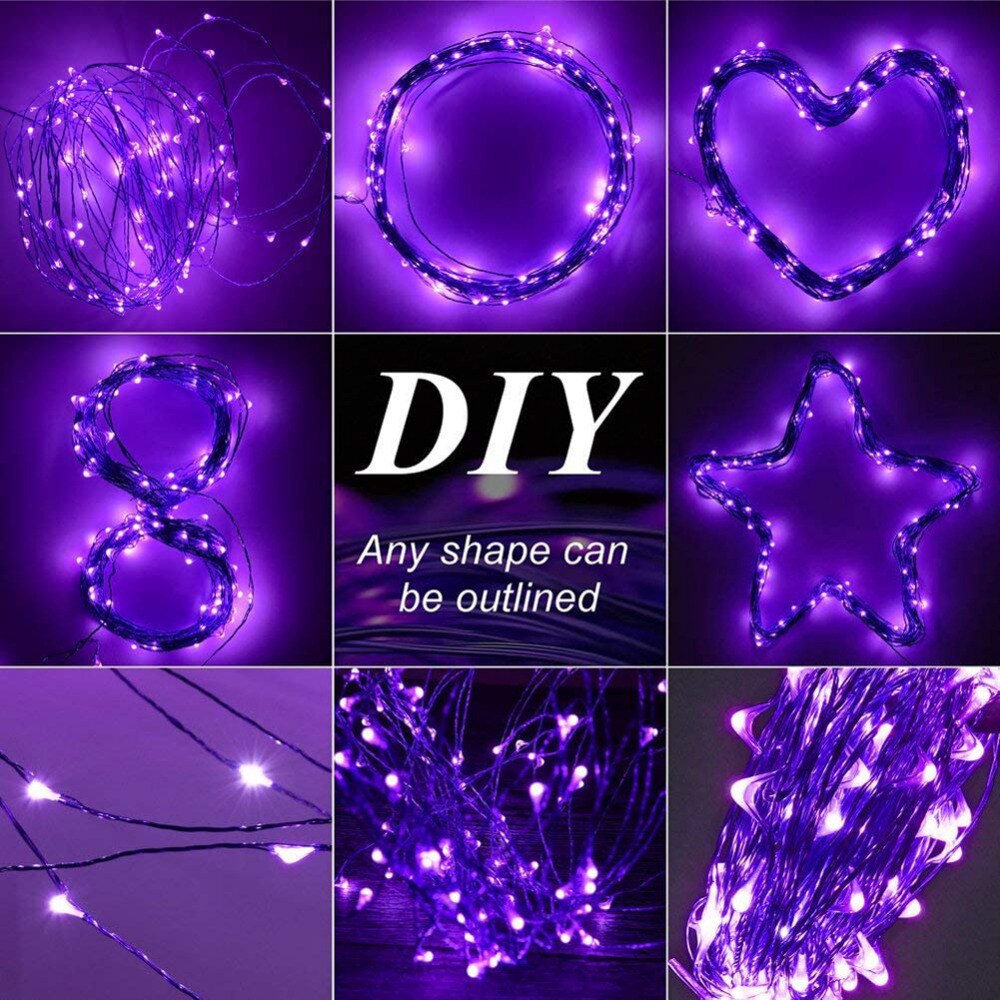 20m 200LED Fairy Lighting Strings Solar Outdoor Waterproof Copper Wire Lamp 8 Modes Wedding Garden Christmas Decor String Light