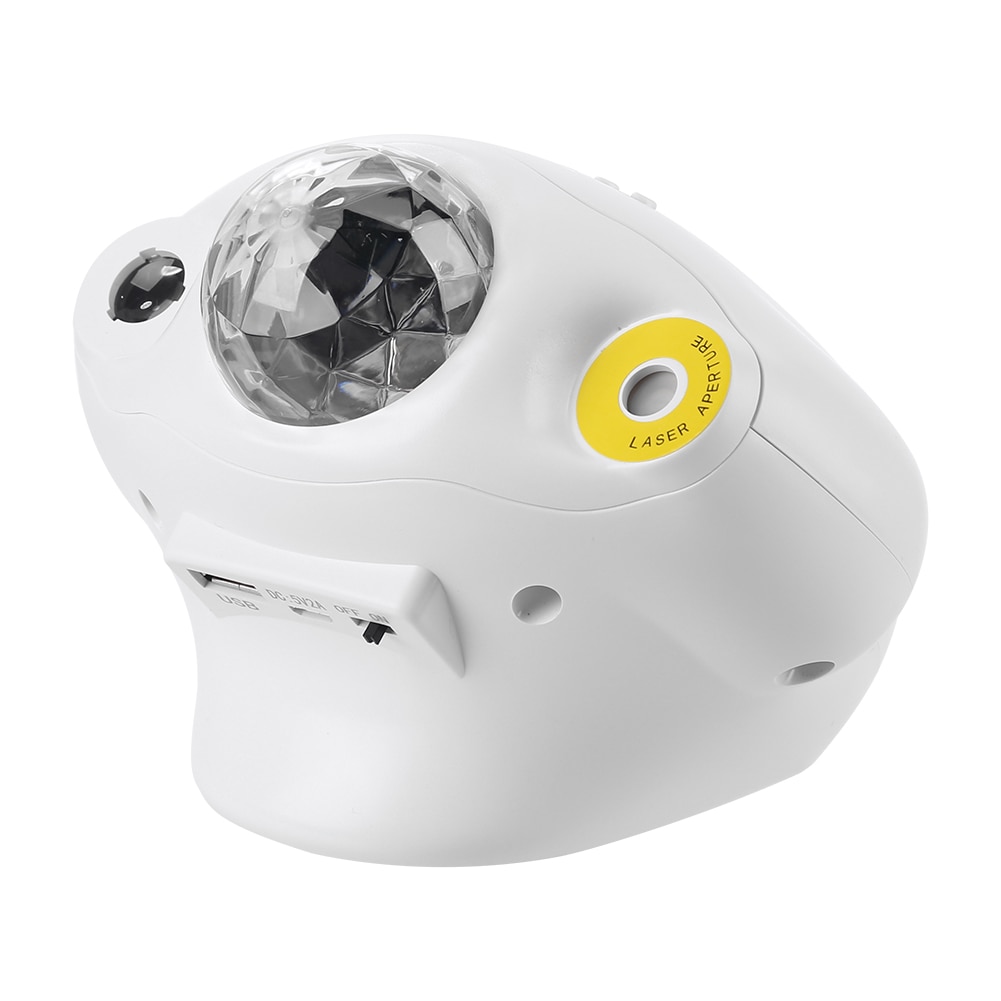 3 in 1 Star Sky Projector Star LED Night Light Music Player Waving Lights 360 Degree Rotation Night Lighting Lamp