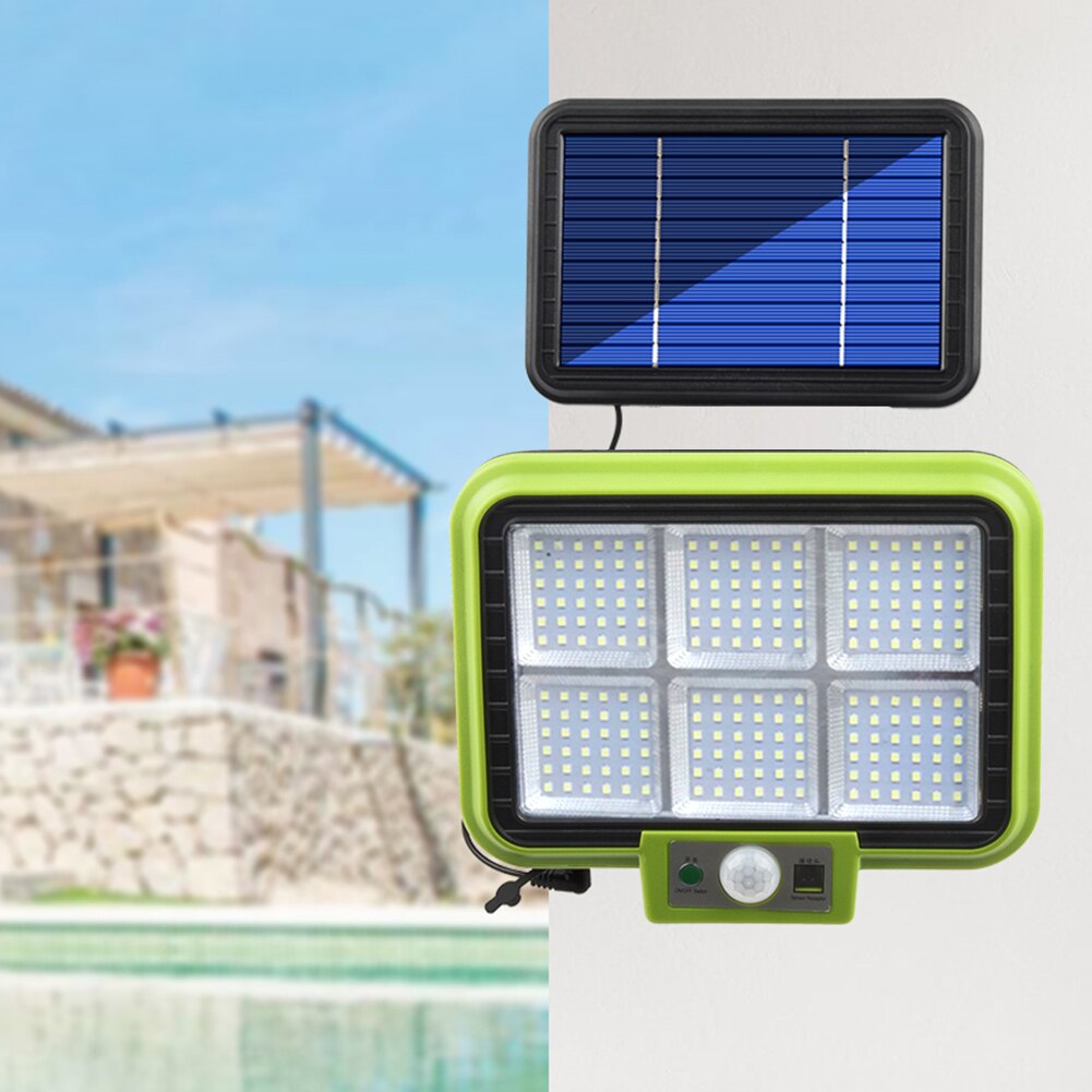 294 LED Split Solar Wall Light Outdoors Waterproof 3 Modes Patio Stair Motion Sensor Solar Lamp for Garden Decoration Lighting