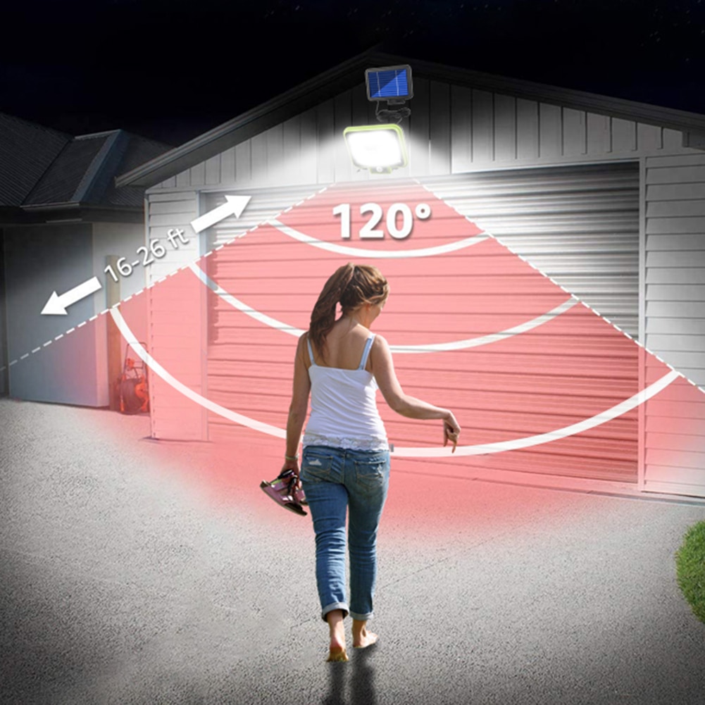 294 LED Split Solar Wall Light Outdoors Waterproof 3 Modes Patio Stair Motion Sensor Solar Lamp for Garden Decoration Lighting