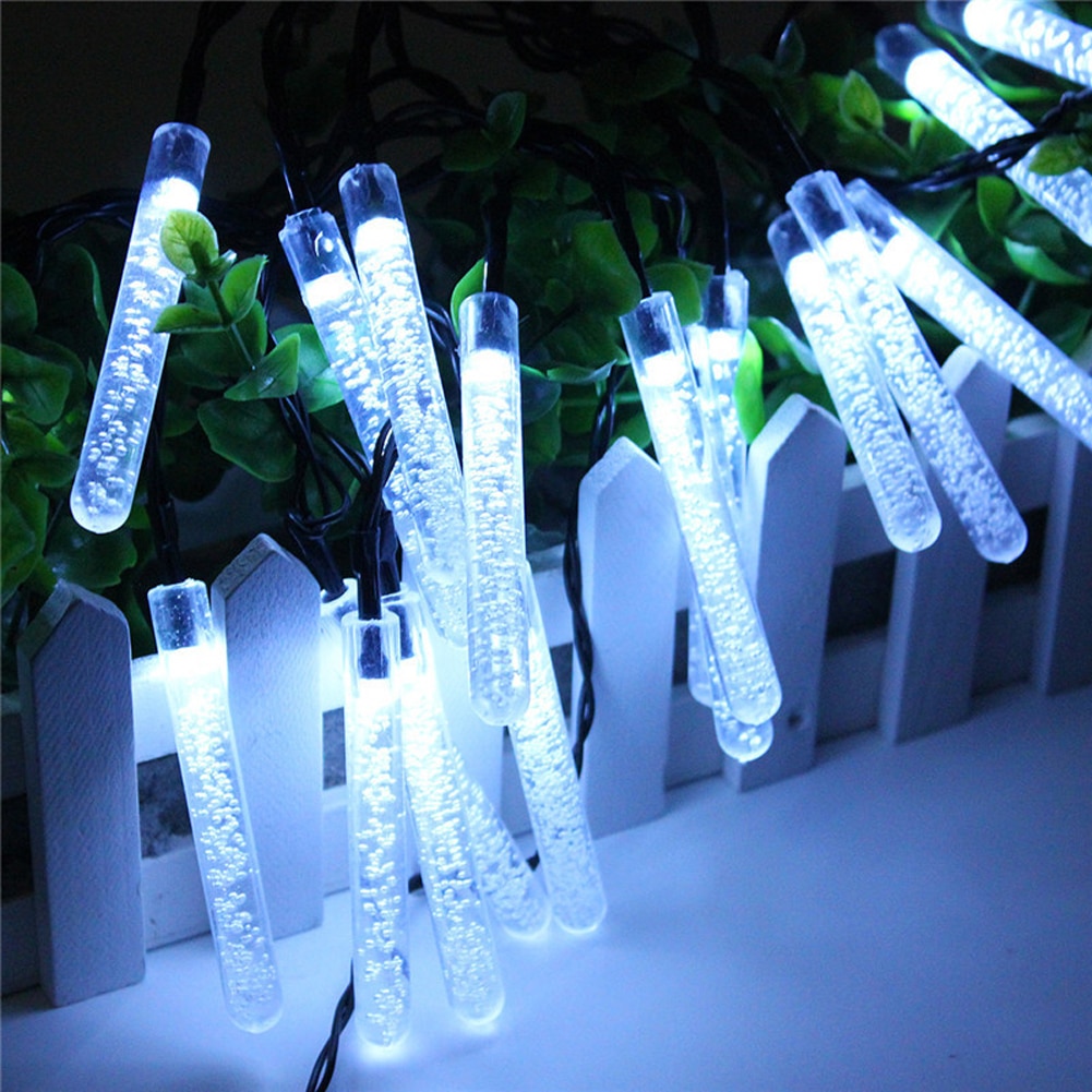 20LED Solar String Lights Outdoor Light Yard Decor Solar Lamp Waterproof Garland Holiday Christmas Decoration Color String Light