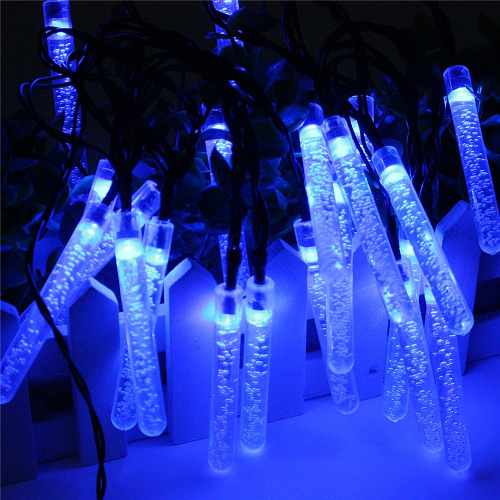 20LED Solar String Lights Outdoor Light Yard Decor Solar Lamp Waterproof Garland Holiday Christmas Decoration Color String Light