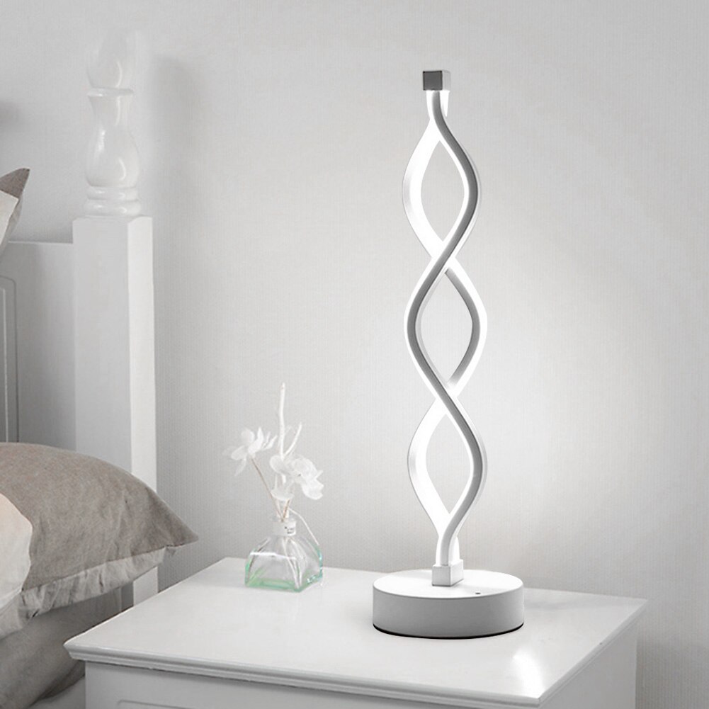 Modern Minimalist LED Table Lamp For Bedroom Bedside Acrylic Desk Lamp Reading Light Night Light Home Lighting EU Plug