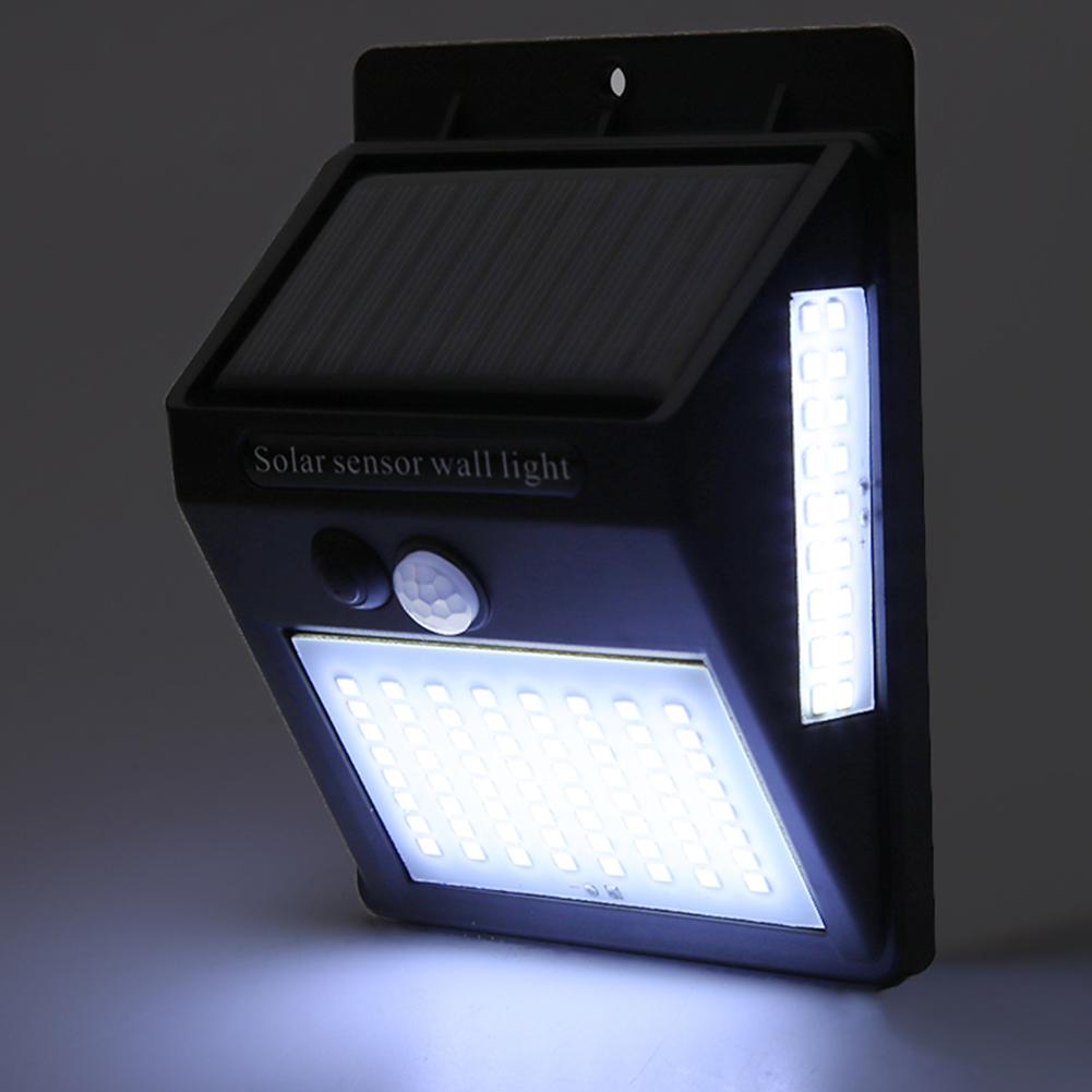 100LED Solar Power Light Outdoors Motion Sensor Waterproof Street Security Solar Wall Lamp for Garden Decoration