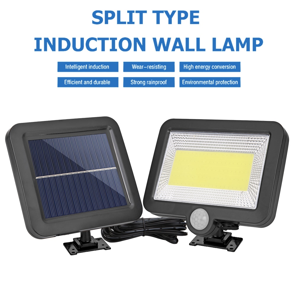 128LED Solar LED Light Outdoors IP65 Waterproof Remote Control Motion Sensor Solar Wall Lamp For Garden Decoration