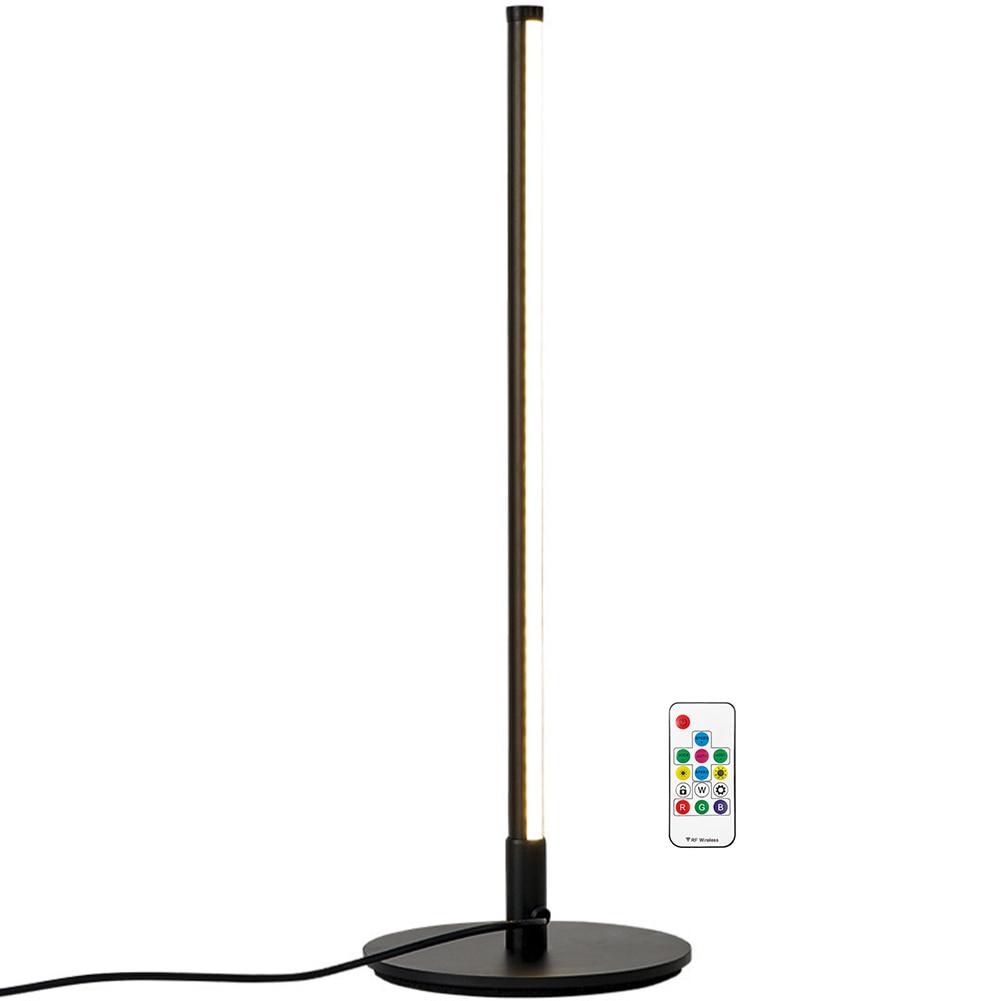 40/80cm RGB Colorful Night Light Modern LED Corner Floor Lamp Remote Control Background Christmas Decor Lighting Standing Lamps