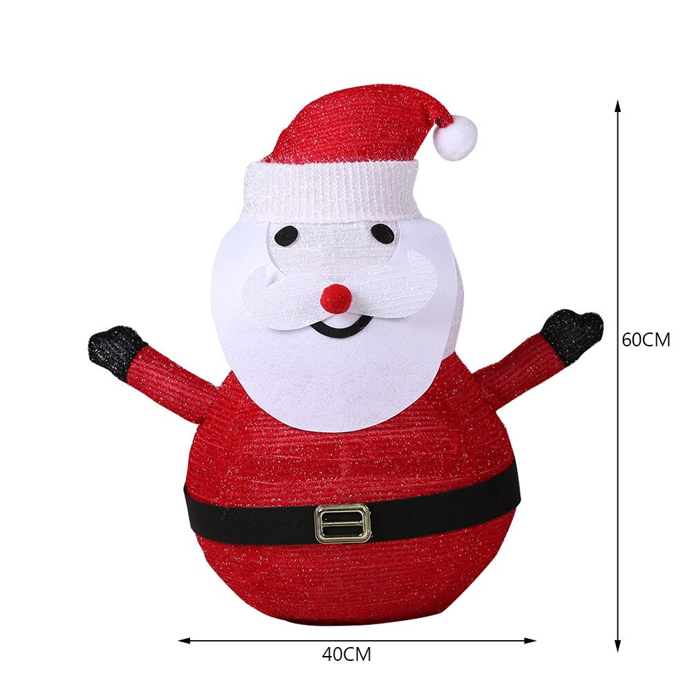 Christmas Snowman 40 LED Light Home Christmas Outdoors Garden Decoration Ornaments for new year Garden Landscape Lawn Lamp