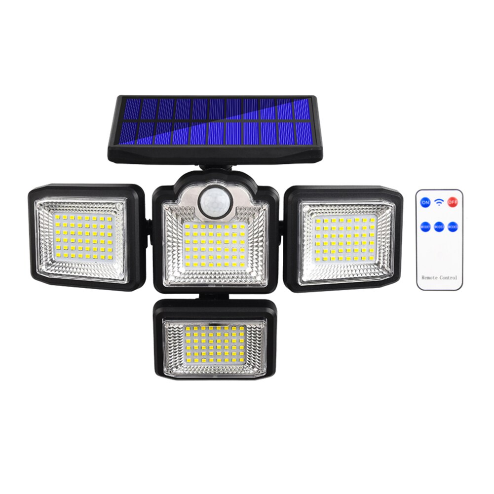 231LED Solar Powered Wall Light Outdoors IP65 Waterproof 3 Modes Motion Sensor Sunlight Solar Lamp for Garden Decoration Lights