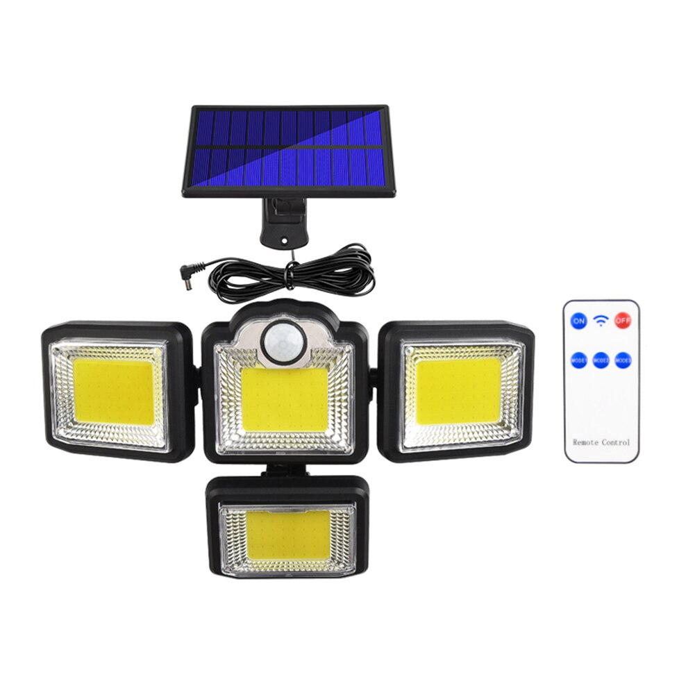 231LED Solar Powered Wall Light Outdoors IP65 Waterproof 3 Modes Motion Sensor Sunlight Solar Lamp for Garden Decoration Lights