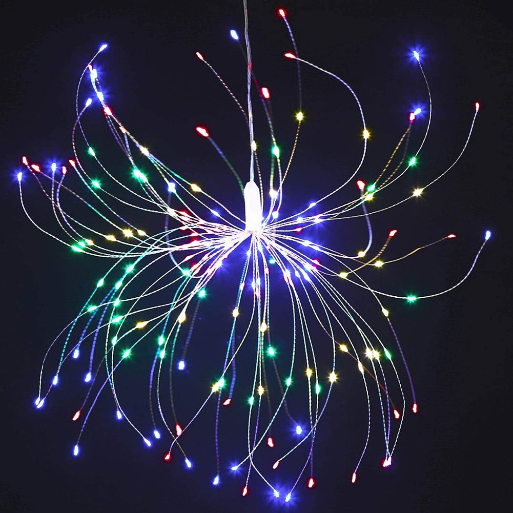 120/200LED Dandelion Fireworks String Light Lamp for Outdoor Garden Lawn Landscape Xmas Holiday Christmas Decorations Lighting