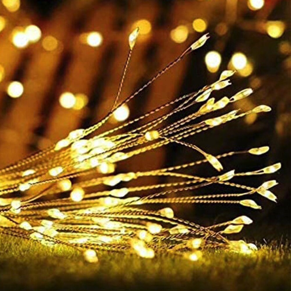 120/200LED Dandelion Fireworks String Light Lamp for Outdoor Garden Lawn Landscape Xmas Holiday Christmas Decorations Lighting