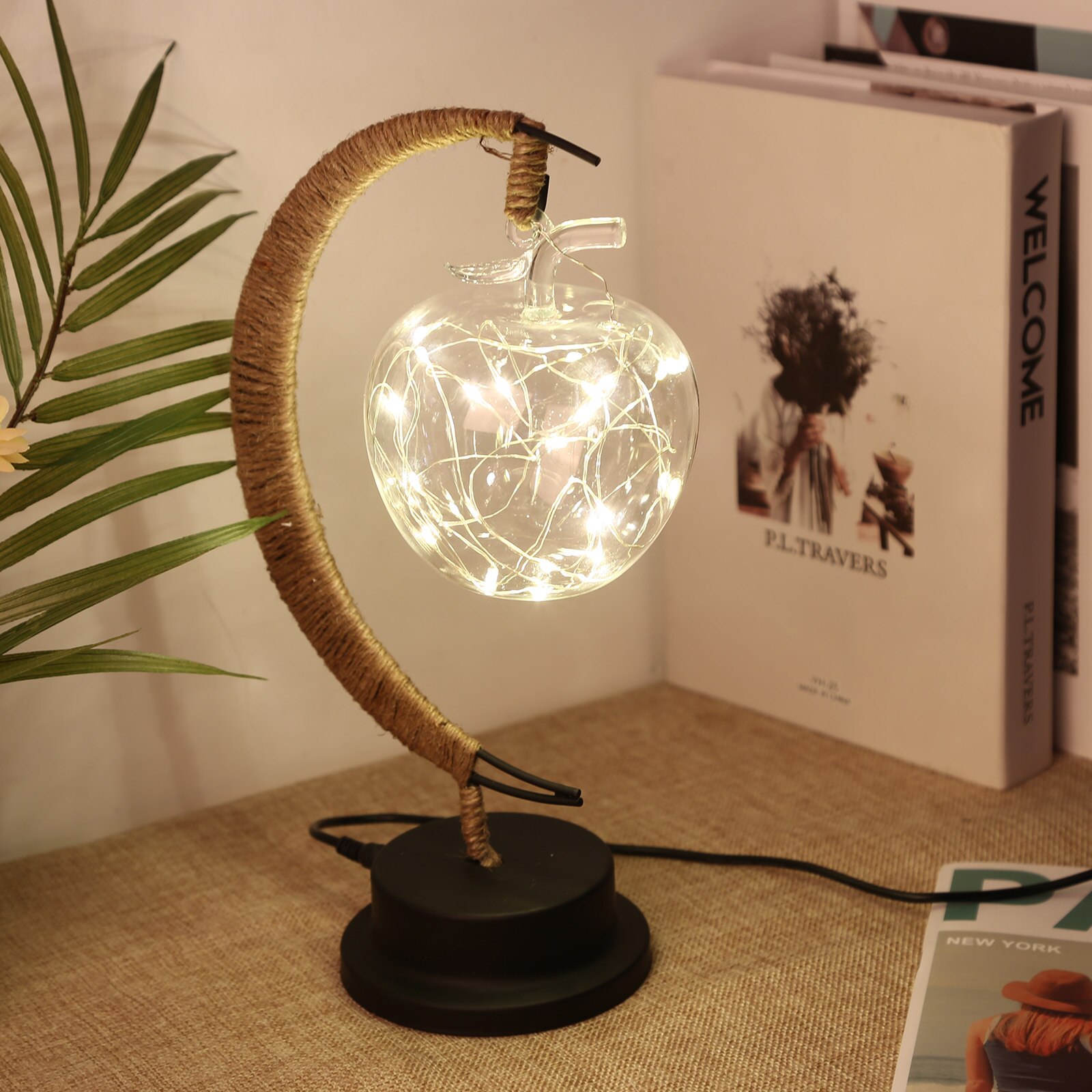 LED Energy Saving Night Light USB Rechargeable 7 Colors Portable Bedside Lamp for Children Bedroom Ornament Table Light Dropship